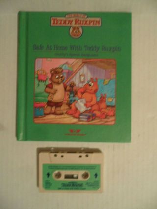 Teddy Ruxpin - Safe At Home With Teddy Ruxpin Book And Tape