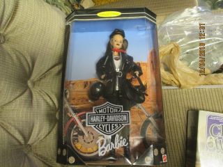 Harley - Davidson Barbie 1998 Collector Edition By Mattel Nib -