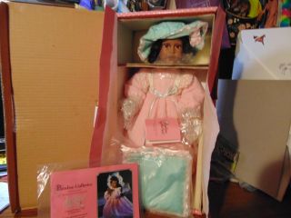 African American Bedtime Prayer Porcelain Doll By Patricia Rose