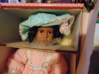 African American Bedtime Prayer Porcelain Doll By Patricia Rose 2