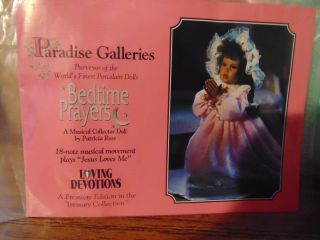 African American Bedtime Prayer Porcelain Doll By Patricia Rose 3