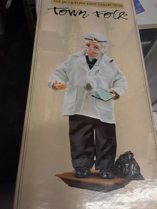 Jacqueline Kent Doctor Doll " The Doc " Town Folk 18 " Tall With Box