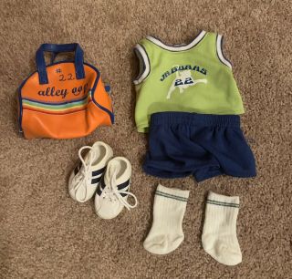 American Girl Doll Julie’s Basketball Uniform With Bag. 2