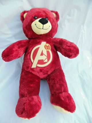 Build A Bear Bab Marvel Avengers Ironman Red Teddy Bear 12/18