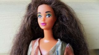 Vintage Steffie Barbie Doll Brunette Gorgeous Face Bangs Tnt