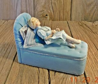 Handmade Dollhouse Display Doll Crafted By The Small Doll Company Iowa Blonde