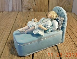 Handmade Dollhouse Display Doll crafted by The Small Doll Company Iowa Blonde 3