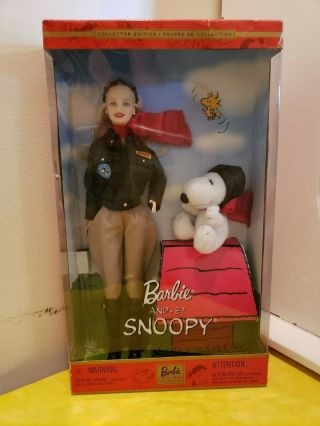 Mattel 2001 Collector Edition Barbie Barbie And Snoopy 5558