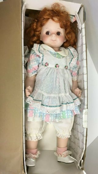 Porcelain Doll " Grandmas Little Angel " By Colleen Applewhite Signed And Numbered