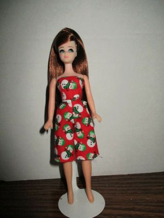 Custom Rerooted And Redressed Topper Daphne Doll { Roasted Almonds }