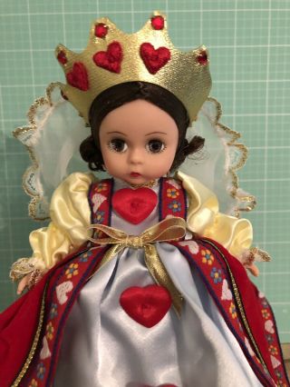 Madame Alexander Queen Of Hearts 8” Doll W/ Stand,  Tag