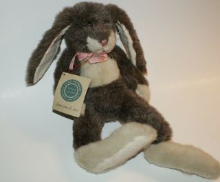 Boyds Bears Charlotte R.  Hare J.  B.  Bean Series Plush Rabbit Investment Collectab