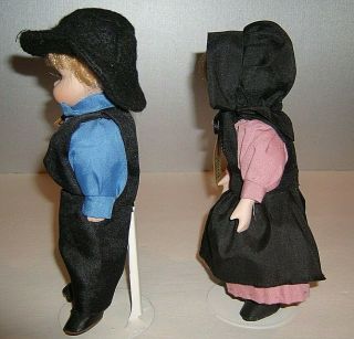 Amish Boy and Girl Dolls 9 