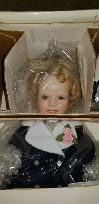 Danbury " Movie Premiere " Shirley Temple Porcelain Doll.  Never Out Of Box.