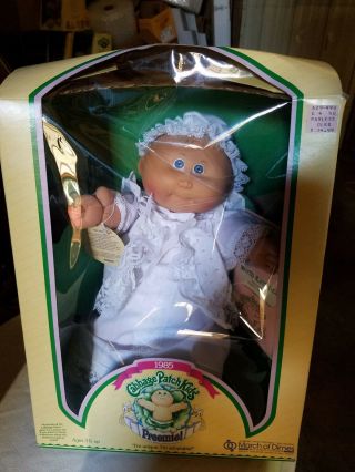 Coleco 1985 Cabbage Patch Kid - Krista Jo Preemie/march Of Dimes