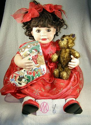 Marie Osmond Doll " Baby Annette Holiday " Quite A Pair - 2004 W/ Box
