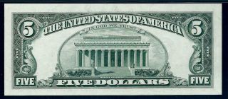 1979 - B 1988 $5 Five Dollar Federal Reserve Note FRN YORK PMG 65 EPQ 2