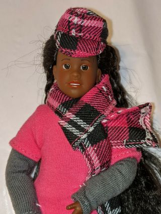 Rare Only Hearts Club Kayla Ray Doll Black African American Pink Hat & Scarf