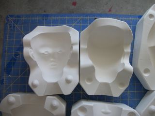 Porcelain Doll Molds: Complete Nancy With Body,  Arms Legs.  Head Is 107