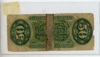 FIFTY Cents U.  S.  Fractional FR 1339 5 2