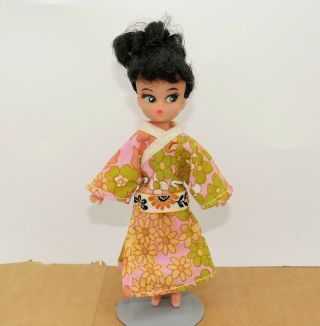 Vintage Asian Clone Dawn Dolly Darling Doll 5 "