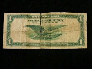 1914 $1.  00 FED.  RESERVE NOTE U.  S.  NATIONAL CURRENCY FED.  RES.  BANK CHICAGO 2