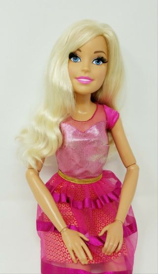 Barbie 28 " Just Play My Size Best Friend Mattel Blonde Long Lashes Jointed