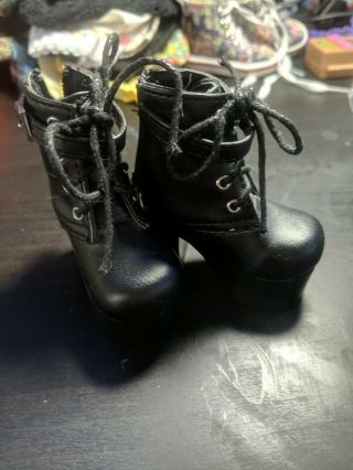 1/4 Bjd Msd High Heeled Black Boots