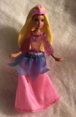 Polly Pocket Barbie Disney Swan Lake Princess Odette Fabric Dresses Doll