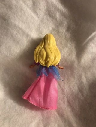 Polly Pocket Barbie Disney Swan Lake Princess Odette Fabric Dresses Doll 2