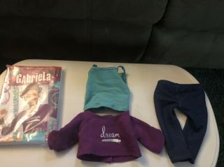American Girl Doll Clothing Gabriela Meet Outfit And Book (no Doll) Euc