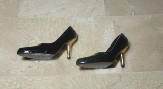 Fashion Royalty Adele Makeda Black Shoes With Gold Heels Nm