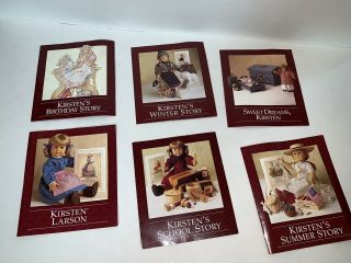 American Girl Doll Kirsten 6 Pamphlets Meet Booklets Guided Papers Pleasant Comp