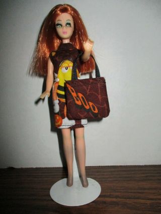 Custom Rerooted And Redressed Topper Glori Doll { M&m Peanut }