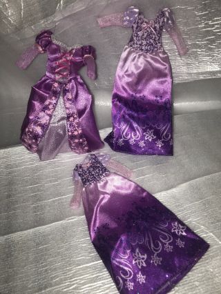 Disney Princess Tangled Rapunzel Doll Purple Dress Clothes/outfit 11.  5 " (other 2)