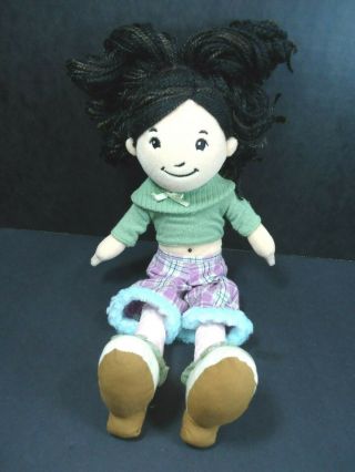 Groovy Girls Natalya Doll Plush 13 " Black Hair Manhattan Toy