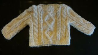Sophia Cable Knit Fisherman Sweater Fits 18 " American Girl Doll