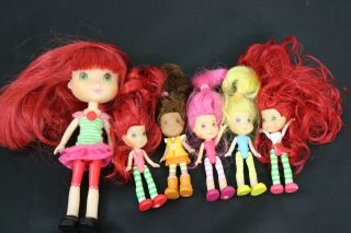 Hasbro Tcfc 6 " Mini Strawberry Shortcake Friends Dolls