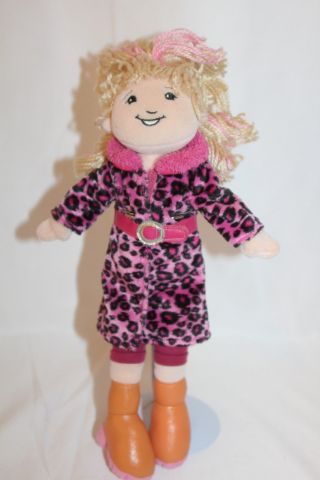 Groovy Girls Gwen Chicks Rock Plush Manhattan Toys Doll Blonde Hair 13 " Rag Doll
