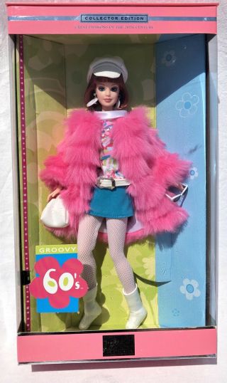 Groovy 60s Barbie Mattel 27676 Nib Great Fashions Of The 21st Century 2000