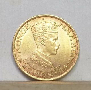 Norway Gold 10 Kroner 1910 Brilliant Uncirculated
