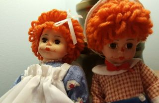 Madame Alexander Mop Top Billy and Wendy Raggedy Ann Andy 2