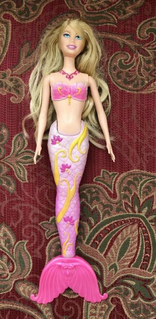 Mattel 2007 Barbie Doll Mermaid Mermaidia Fairytopia Color Change Tail