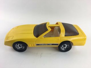 Vintage Chevrolet Corvette Large Yellow Barbie Car Gay Toys 798 17 " Long