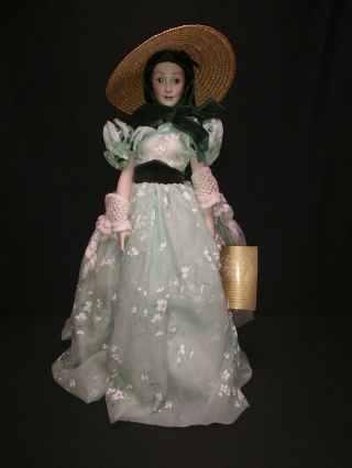 Porcelain Doll From Franklin Heirloom Dolls Scarlet O 
