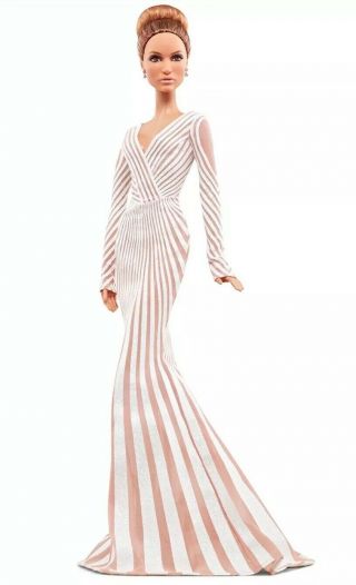 2012 Black Label Collector Barbie Doll Jennifer Lopez - Red Carpet Nrfb