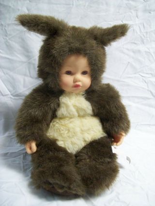 Large 14 " Brown Squirrel Doll Anne Geddes Plush Toy