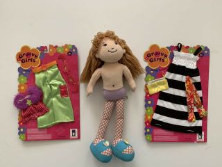 Manhattan Toys Groovy Girls Doll Kayla & 2 Outfits