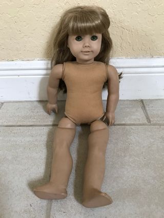 American Girl Doll 18” Blonde Hair Green Eyes - Needs Some Tlc