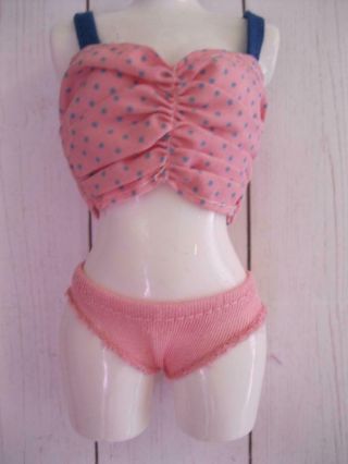 Barbie Doll Clothes - Pjs Lingerie Matching Underwear Bra Panties Outfit - Pink Dot